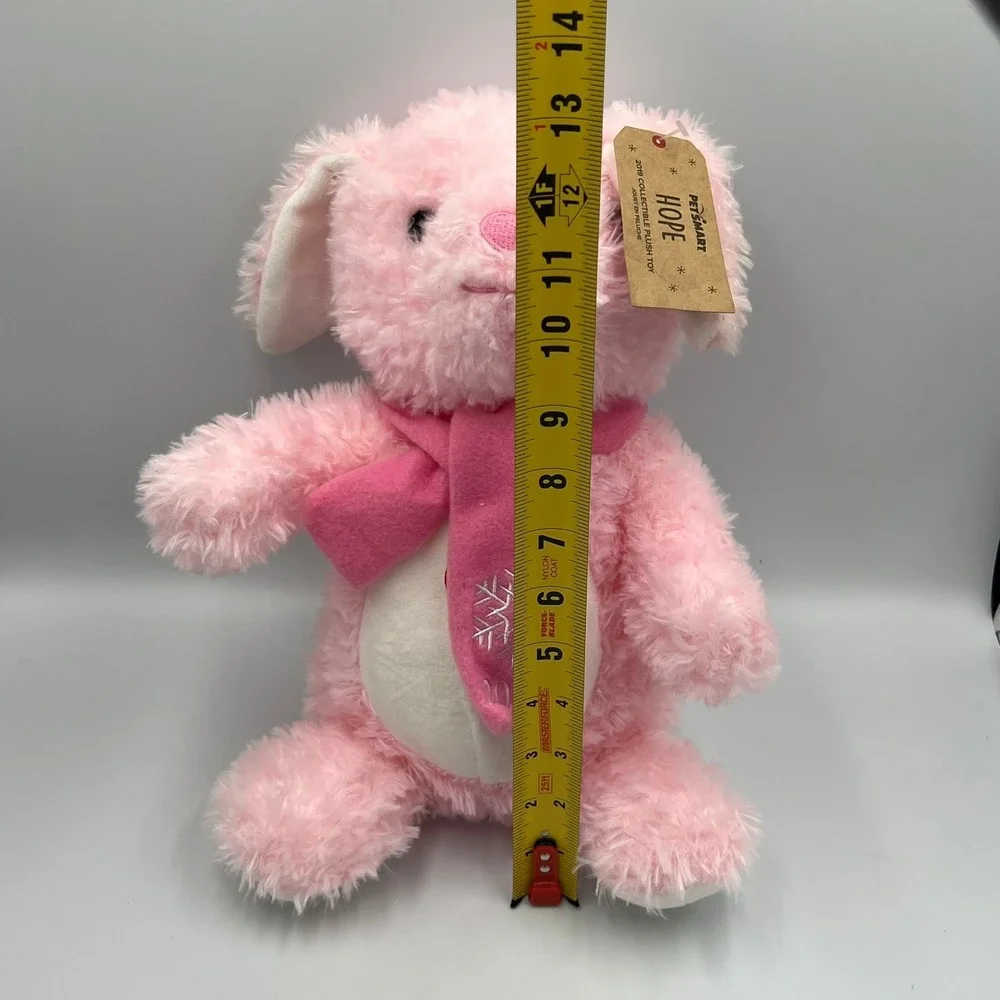 PetSmart Hope Bunny Plush Dog Toy Unisex One Size Pink Brand New 2019 Squeaker